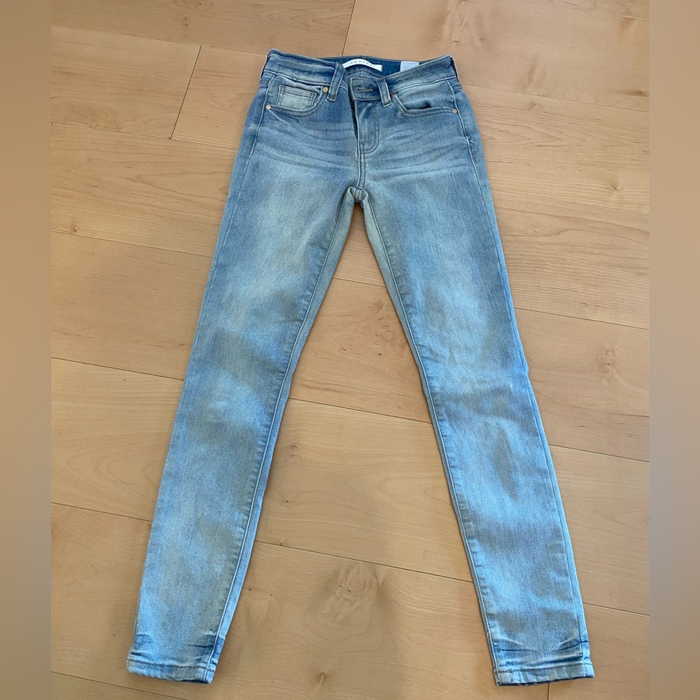 Eunina Mid-Rise Skinny Ankle Jeans size 0